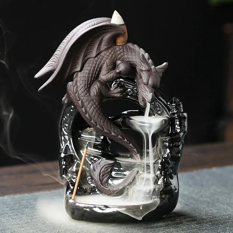 Creative Dragon Waterfall Backflow Incense Burner