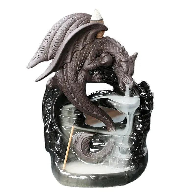 Creative Dragon Waterfall Backflow Incense Burner