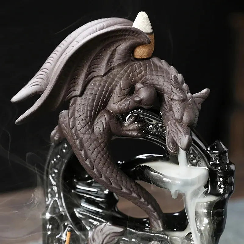 Creative Dragon Waterfall Backflow Incense Burner